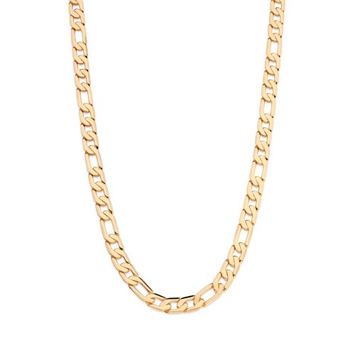 GOLD MEN'S FIGARO CHAIN - SMALL