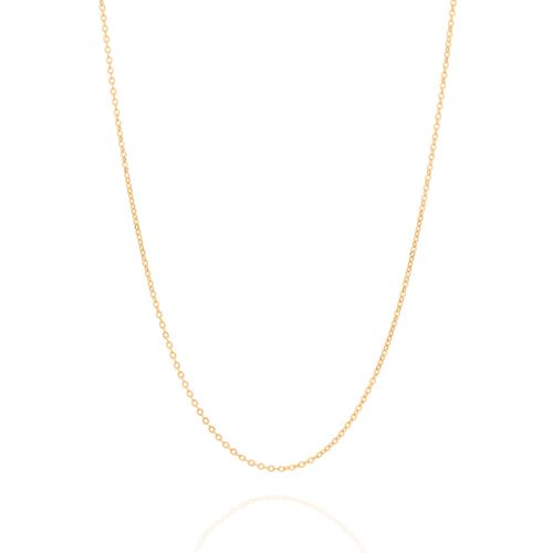 GOLD CABLE LINK CHAIN NECKLACE - 80CM (31.5IN)