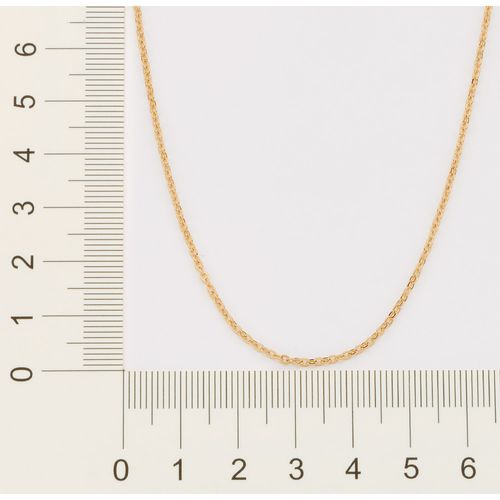 GOLD CABLE LINK CHAIN NECKLACE - 80CM (31.5IN)