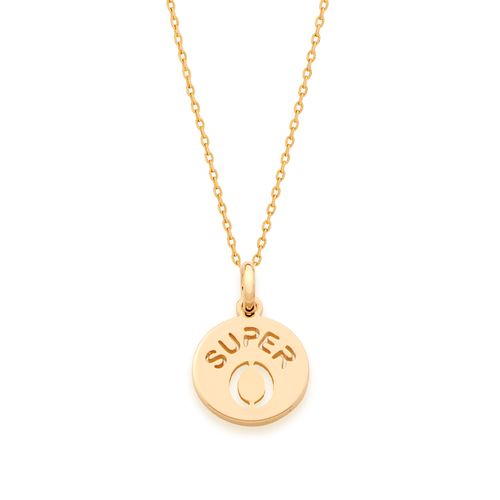 GOLD KID'S PENDANT-LETTER O