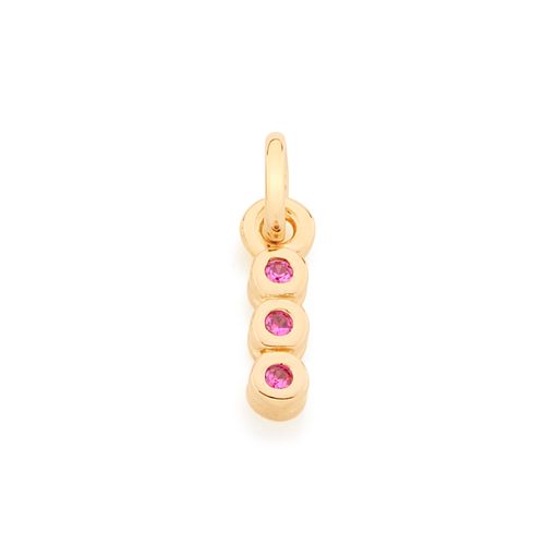 GOLD KID'S PENDANT WITH ZIRCONIA