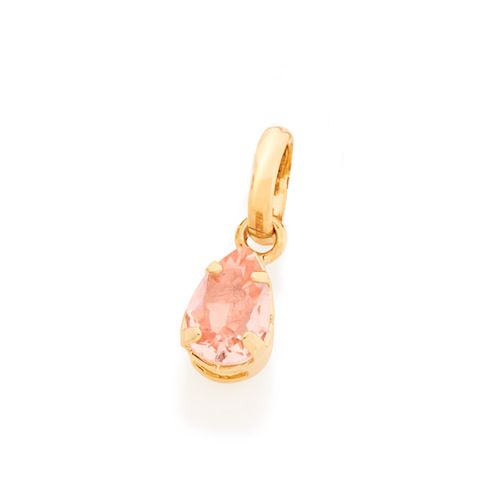 GOLD KID'S PENDANT WITH ZIRCONIA