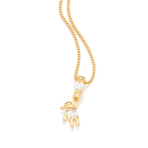 GOLD HANGING BOY PENDANT