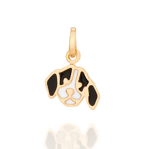 GOLD KID'S DOG PENDANT