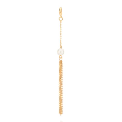 GOLD DANGLY PEARL PENDANT