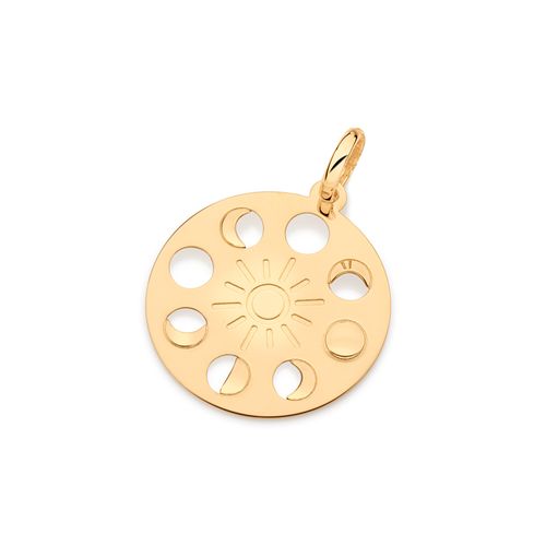 GOLD MOON PHASES PENDANT