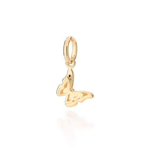 GOLD MINI DOUBLE BUTTERFLY PENDANT