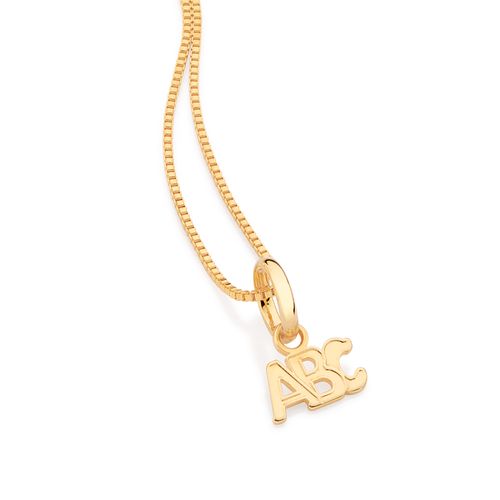 GOLD ABC KID’S PENDANT