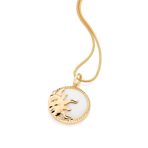 GOLD SUN MAXI PENDANT