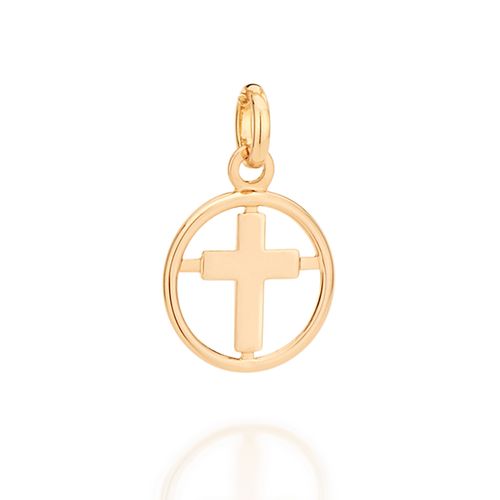 GOLD KID'S CROSS PENDANT