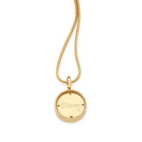 GOLD CANCER PENDANT