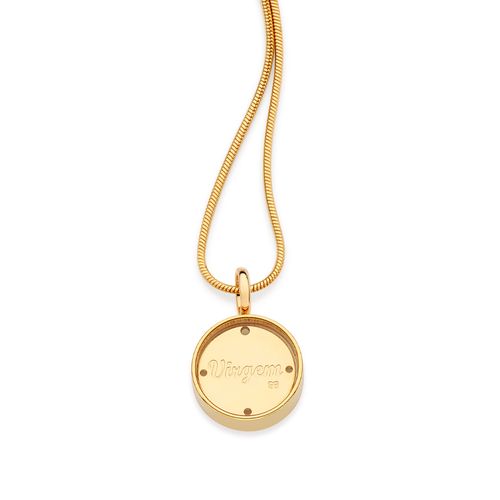 GOLD VIRGO PENDANT