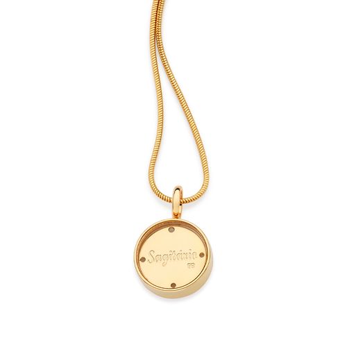 GOLD SAGITTARIUS PENDANT