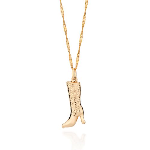 GOLD BOOT PENDANT