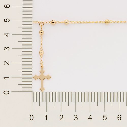 GOLD ROSARY BRACELET