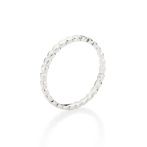 SILVER 925 BUBBLE SKINNY RING