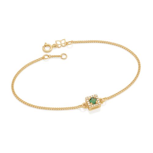 GOLD LUCID DREAMS BRACELET IN GREEN