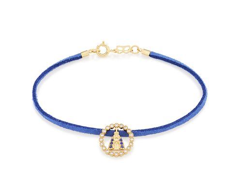 GOLD BRACELET WITH ZIR