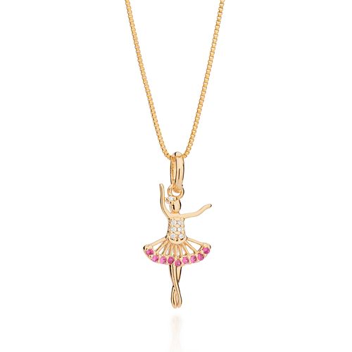 GOLD BALLERINA PENDANT