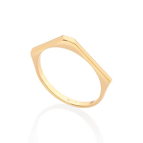 GOLD ABSTRACT SKINNY RING