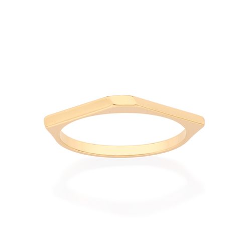 GOLD ABSTRACT SKINNY RING