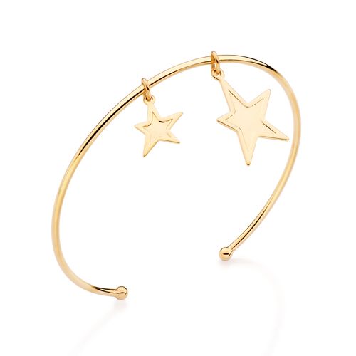 GOLD STAR CUFF BRACELET