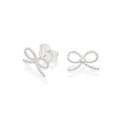 SILVER 925 BOW STUD EARRINGS