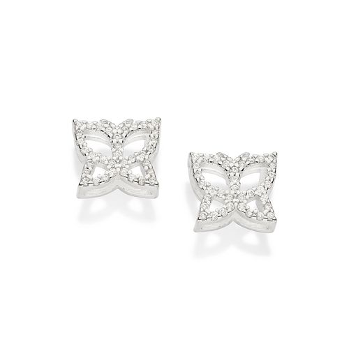 SILVER 925 ROMMANEL’S BUTTERFLY STUD EARRINGS