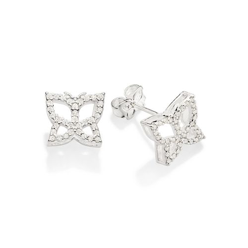 SILVER 925 ROMMANEL’S BUTTERFLY STUD EARRINGS