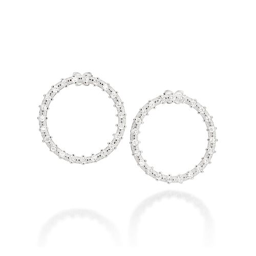 SILVER 925 EARRING WITH ZIR