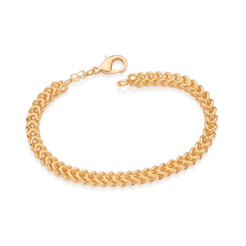 GOLD THICK LINK CHAIN BRACELET