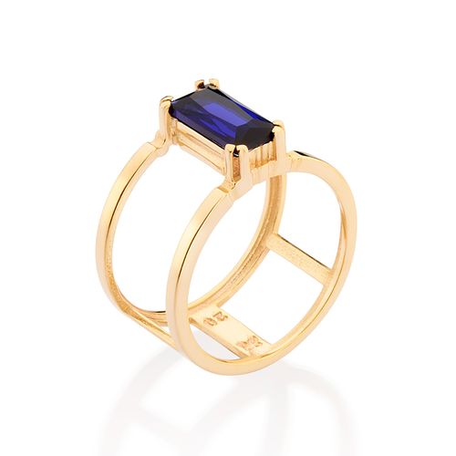 GOLD UNIVERSE DOUBLE BAND RING