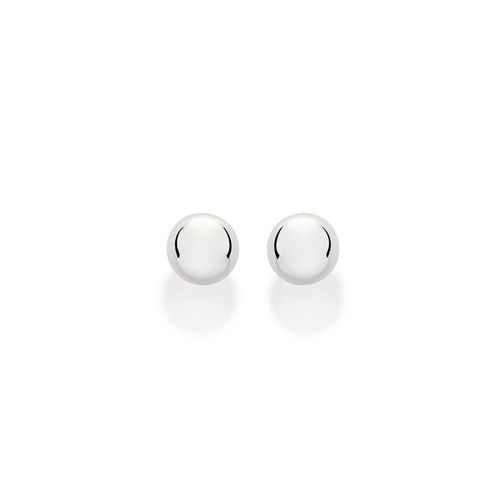 SILVER 925 SPHERE BABY STUD EARRINGS