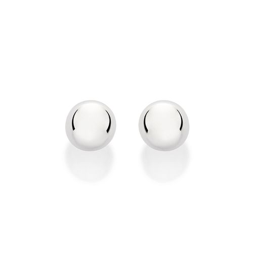 SILVER 925 SPHERE LARGE STUD EARRINGS