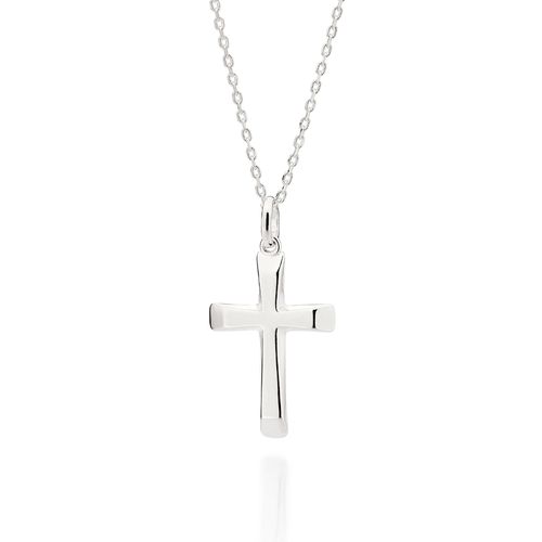 SILVER 925 MEN'S CROSS PENDANT