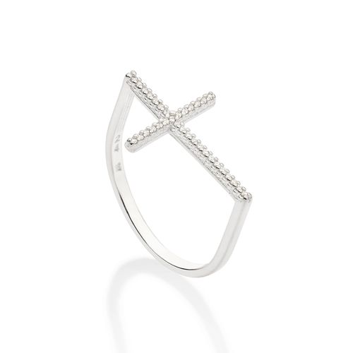 SILVER 925 CROSS RING