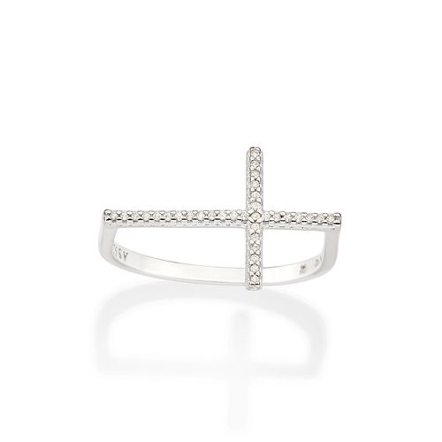 SILVER 925 CROSS RING