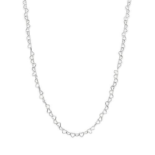 SILVER 925 HEART LINK CHAIN