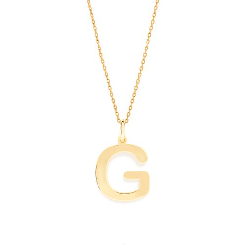 Pendants  GOLD PLATED JEWELRY-LETTER G