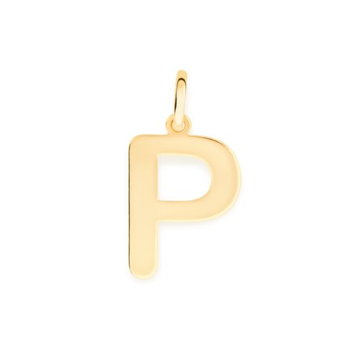 Pendants  GOLD PLATED JEWELRY-LETTER P