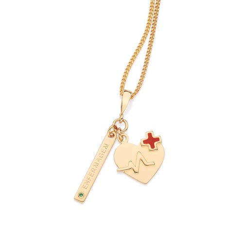 GOLD NURSE PENDANT