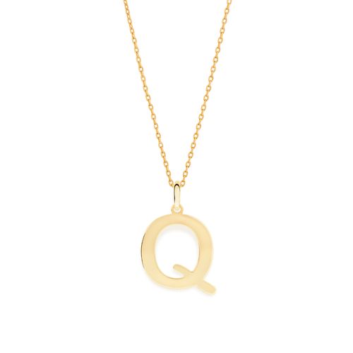 Pendants  GOLD PLATED JEWELRY-LETTER Q