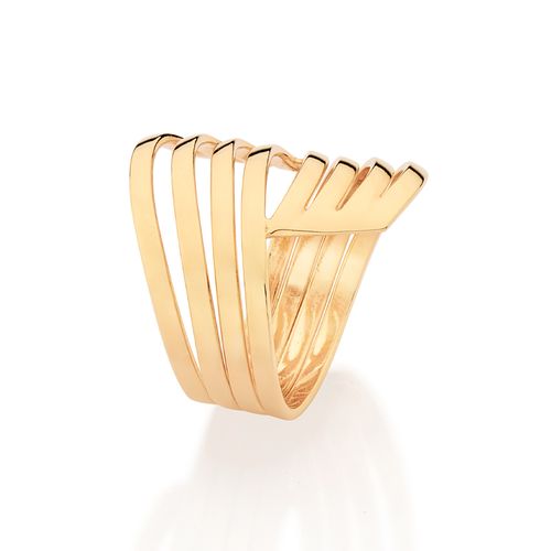 GOLD MULTIPLE WAYS MAXI RING