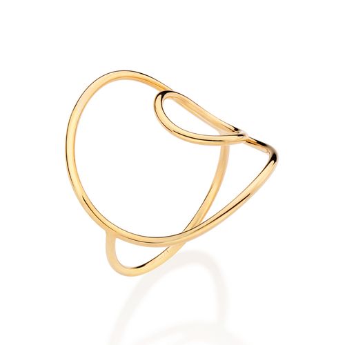 GOLD ROOTS SKINNY RING