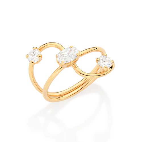 GOLD BRILLIANT RING