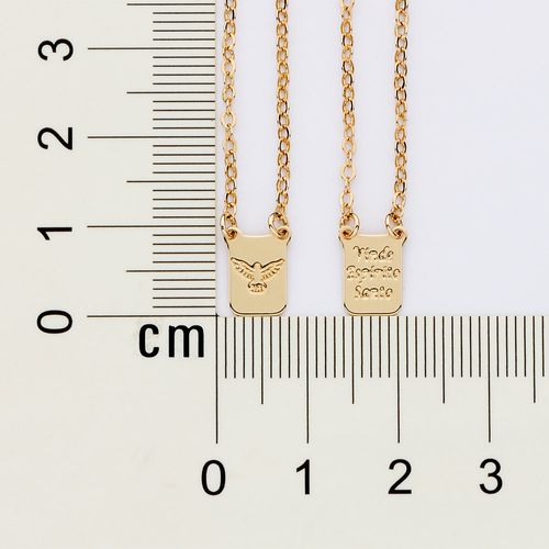 GOLD HOLY SPIRIT SCAPULAR NECKLACE