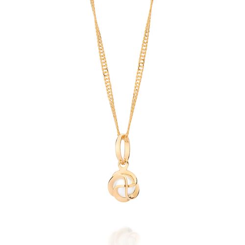 GOLD WRAPPED PEARL PENDANT