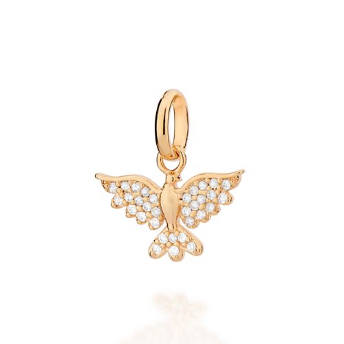 GOLD HOLY SPIRIT DOVE PENDANT