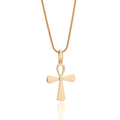 GOLD CROSS PENDANT