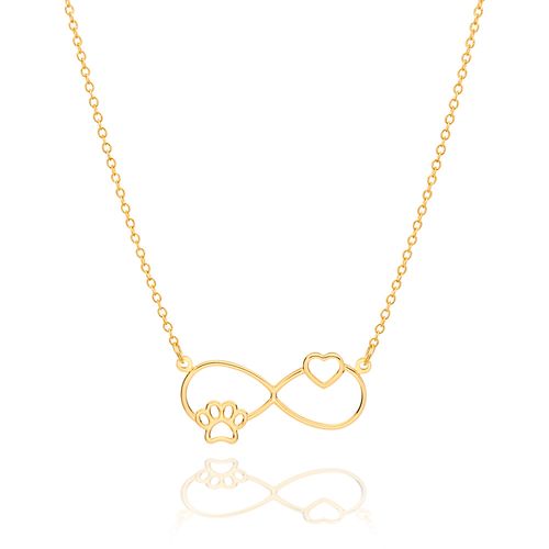 GOLD PETS FOREVER NECKLACE